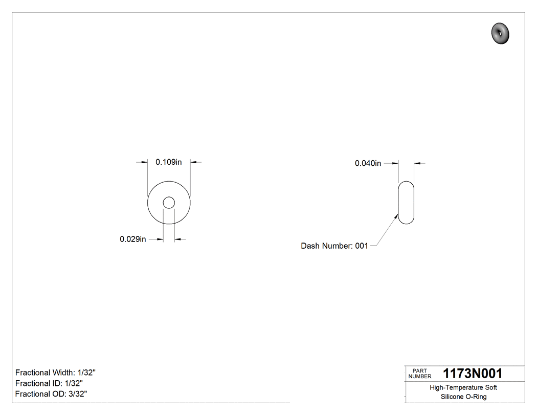 Technical drawing - 1173N001